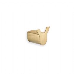 Wall mounted robe hook