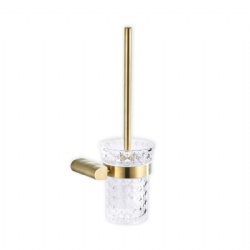 Wall mounted toilet brush holder