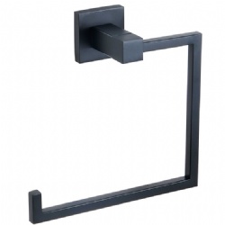 Wall mounted towel ring