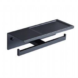 Wall mounted double paper holder